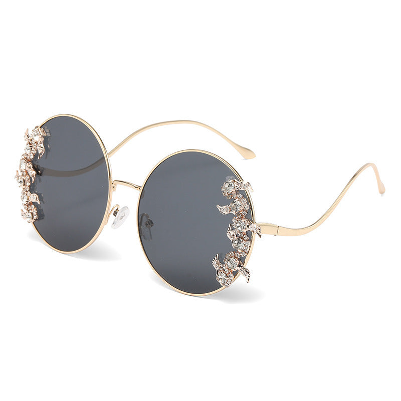 Ladies Glamorous Sunglasses with Sparkling Rhinestone Details Kalsten
