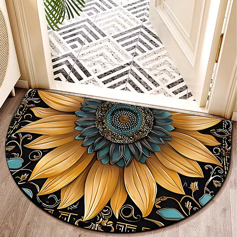 Decorative Floral Entry Mat