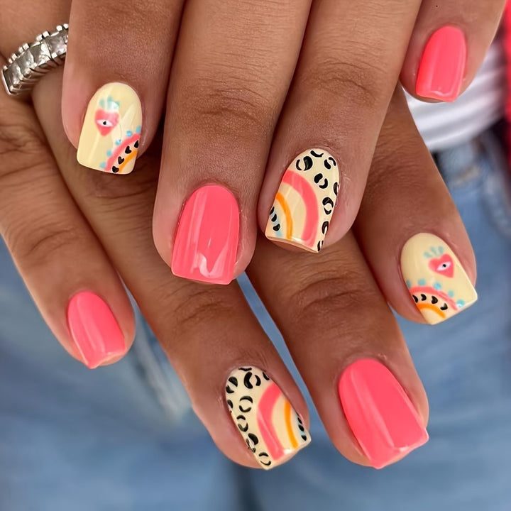 Elegant Glitter French Tip Nail Art Kalsten
