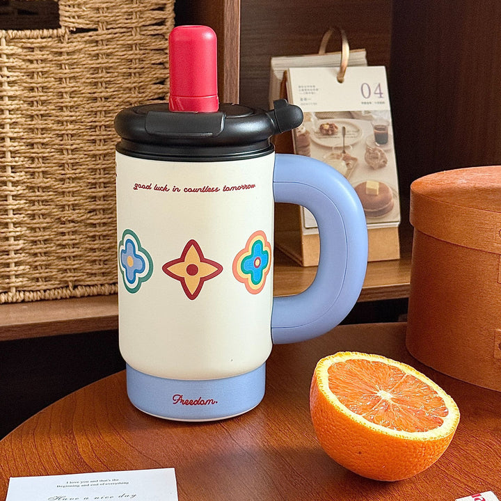 Women's drinking container with cheerful cat design Kalsten