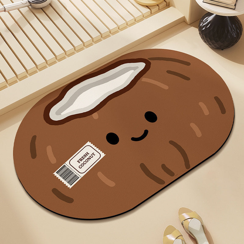 Cute Cartoon Character Floor Mat