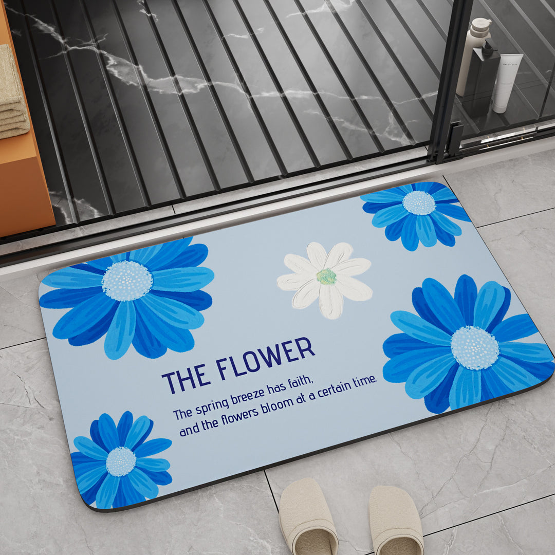 Inspirational Quote Bath Mat Kalsten