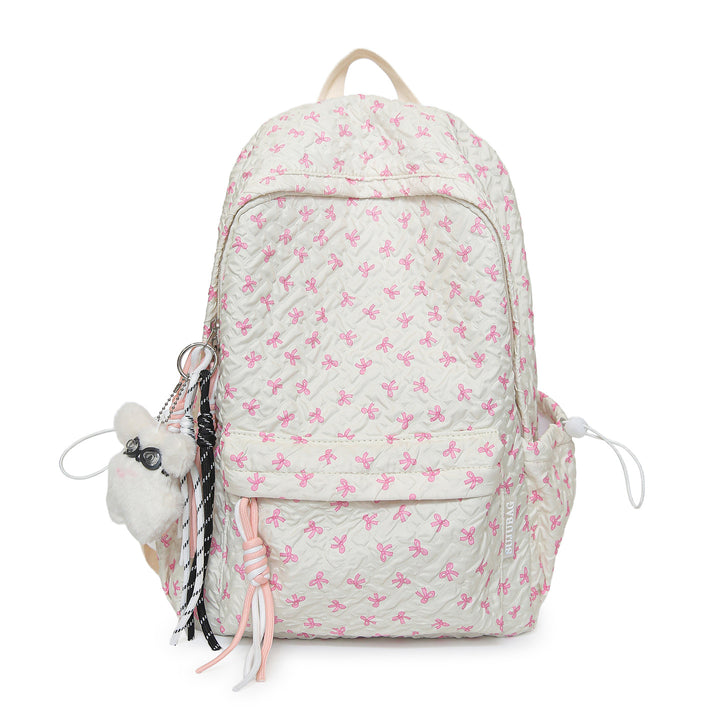 Quilted Floral Print Backpack Kalsten