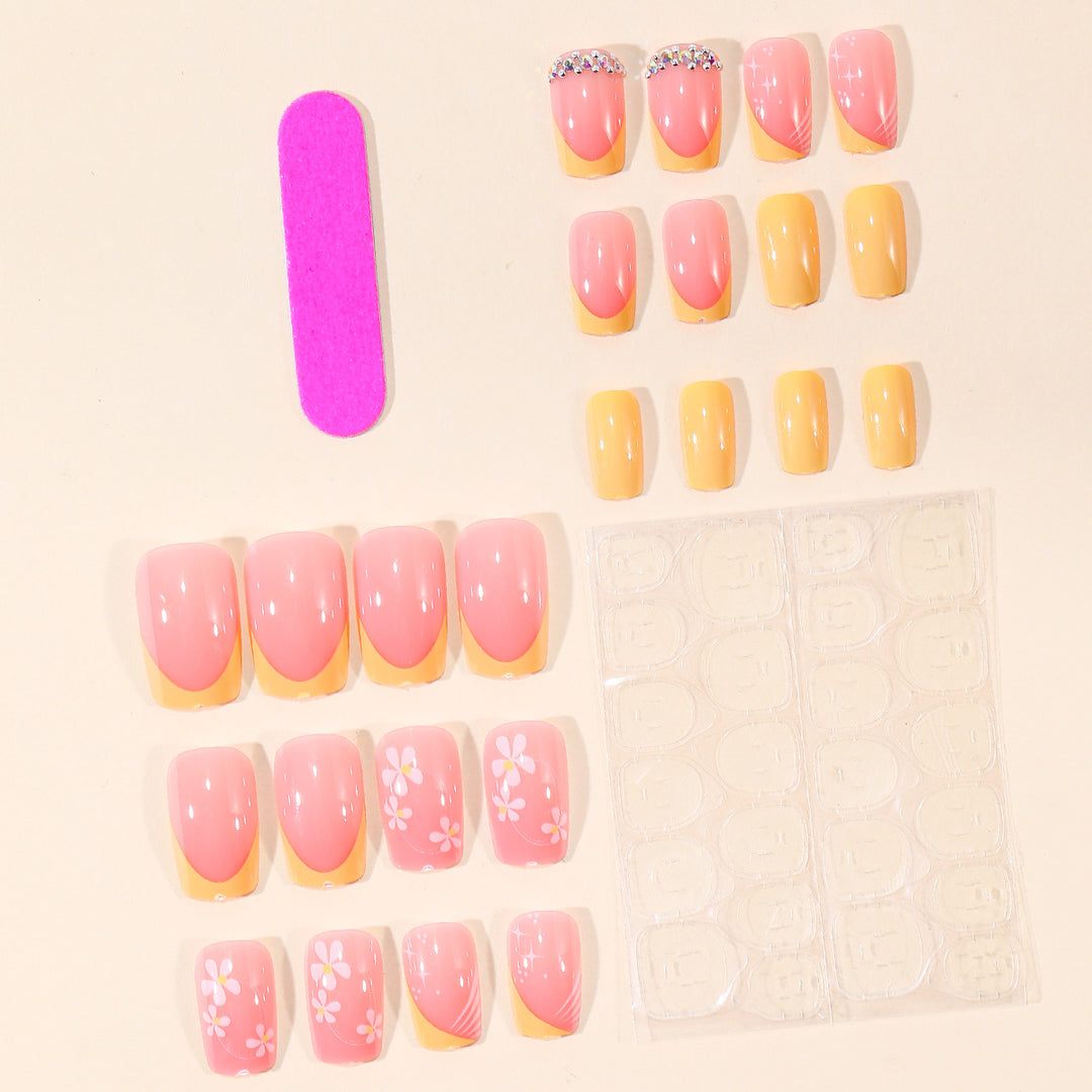 Artistic Floral Gel Nail Art Set Kalsten