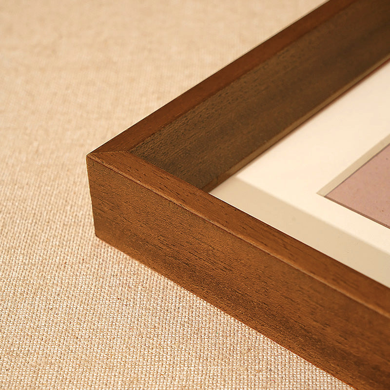 Vintage Wooden Shadow Box Frame for Home