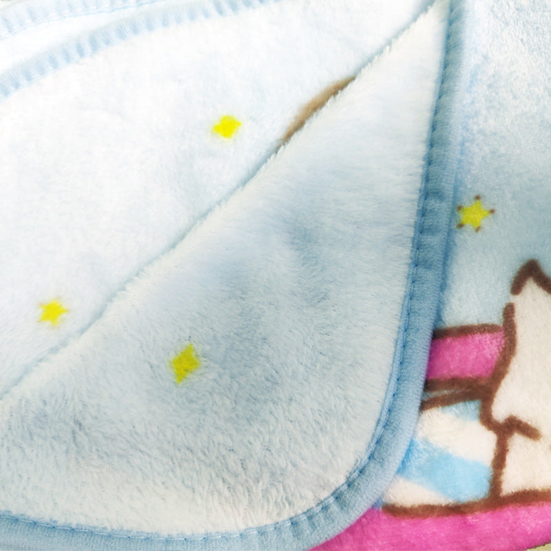Women Cozy Microfiber Blanket with Cute Characters Kalsten