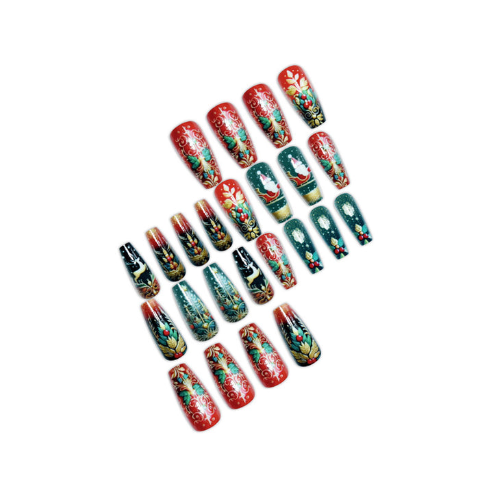 Festive Holiday Nail Art Set Kalsten