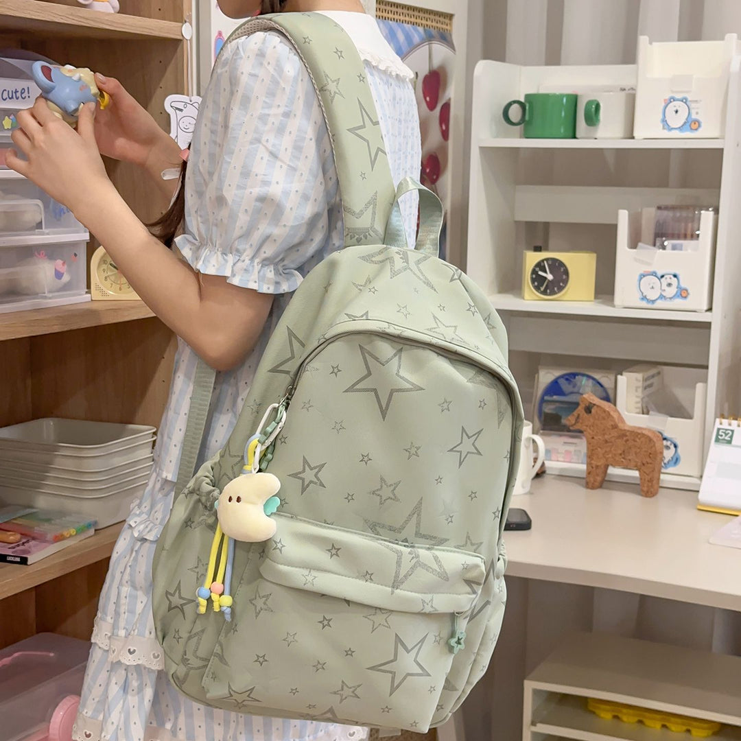 Backpack with Sparkling Stars Pattern Kalsten