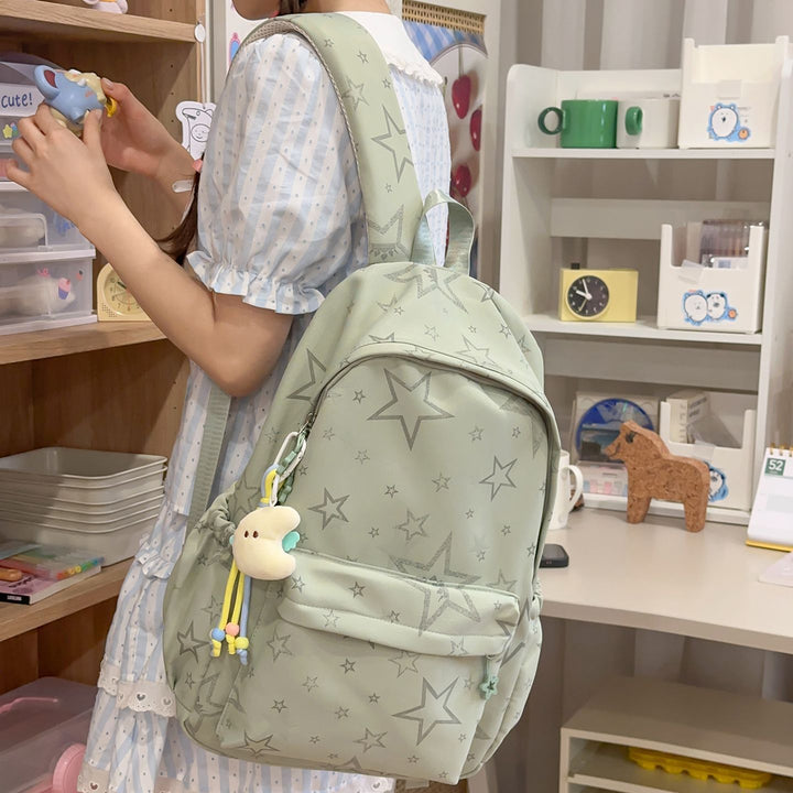 Backpack with Sparkling Stars Pattern Kalsten