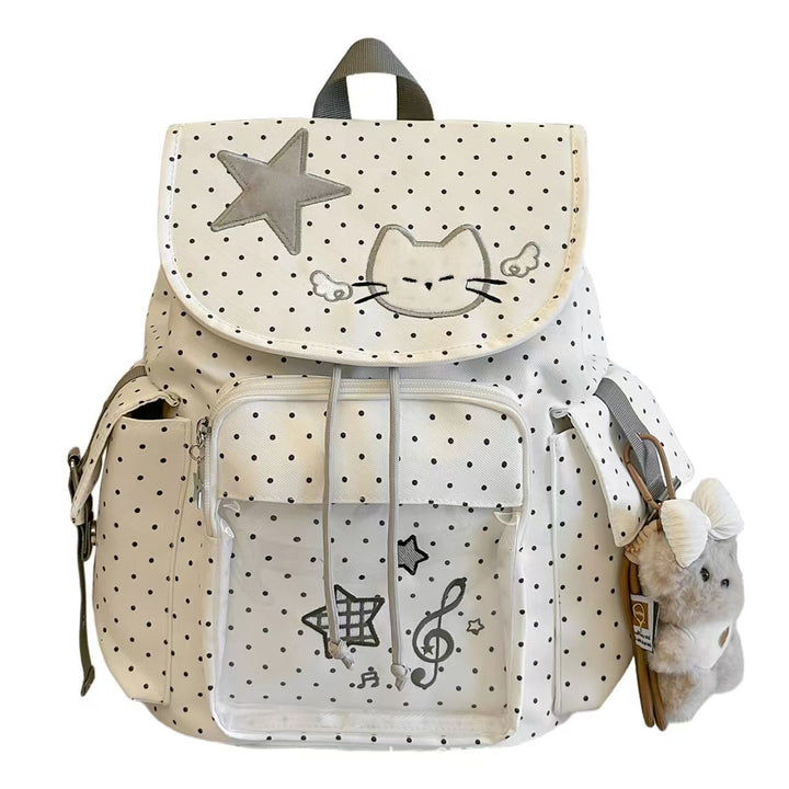 Backpack with Animal Motif and Practical Multifunctional Compartments Kalsten