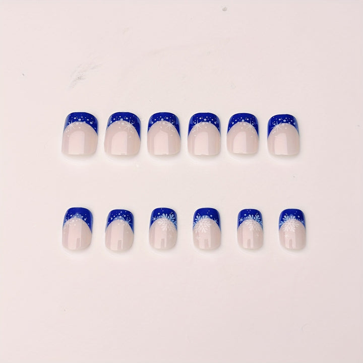 Winter-Themed Frosted Nail Art Kalsten