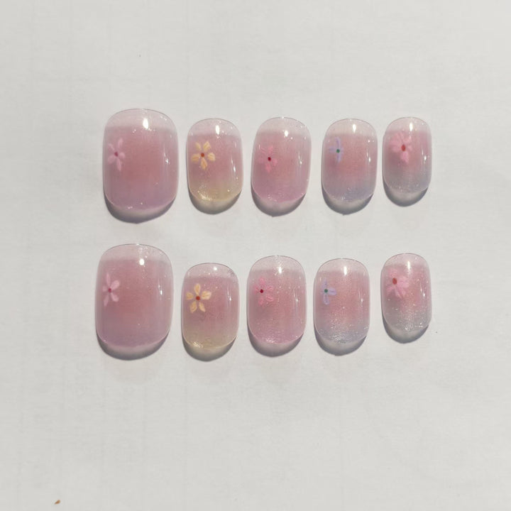 Floral-Themed Nail Art Set Kalsten