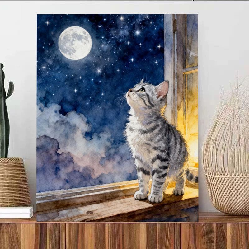 Cat-Themed Wall Art Kalsten
