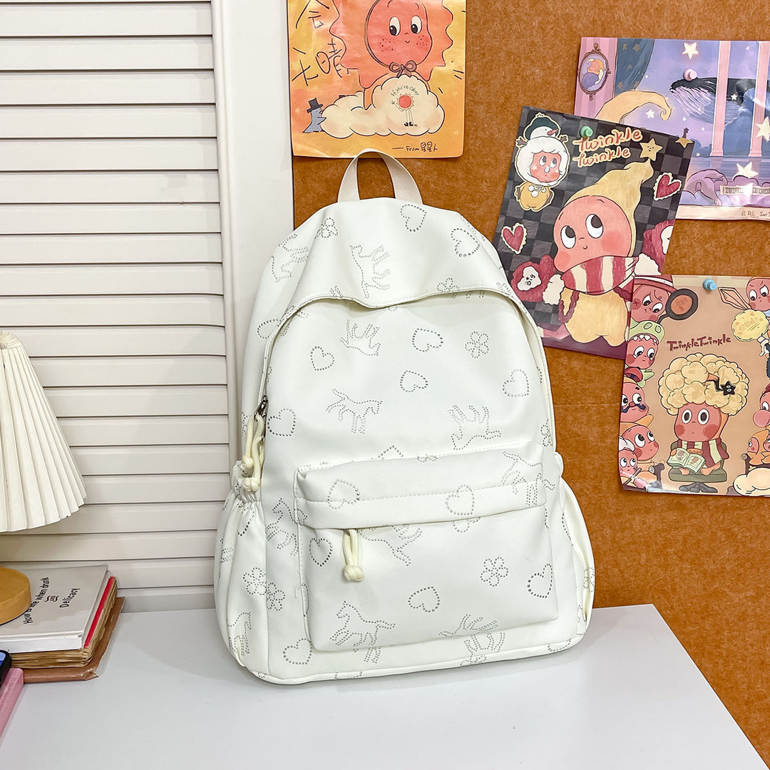 Durable Graphic Print Backpack Kalsten