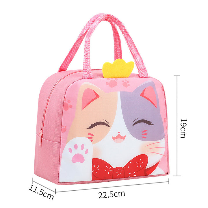 Cute Rabbit-Themed Insulated Lunch Bag