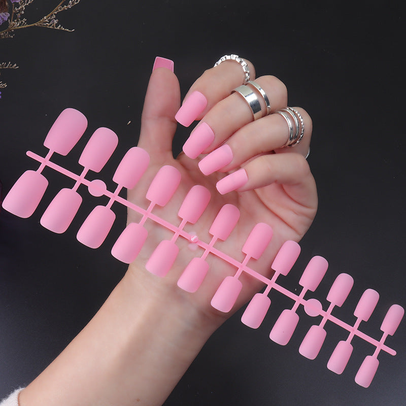 Matte Finish Long Stiletto Press-On Nails Kalsten