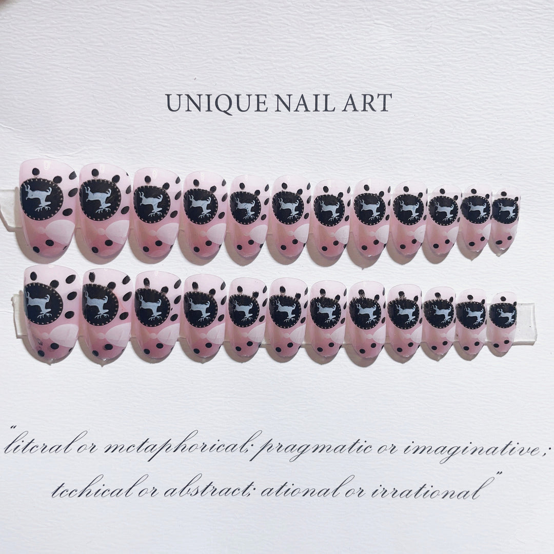 Fun Themed Press-On Nail Art Set