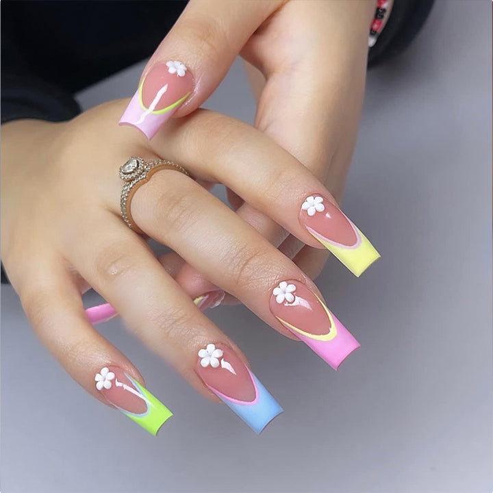 Artificial nail set with unique patterns Kalsten