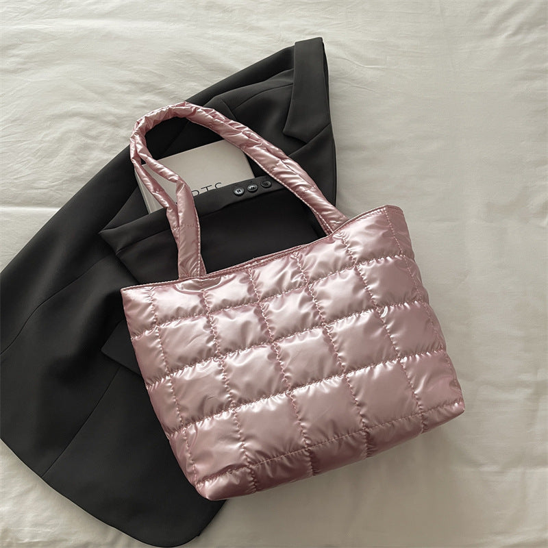 Padded Quilted Tote Bag Kalsten