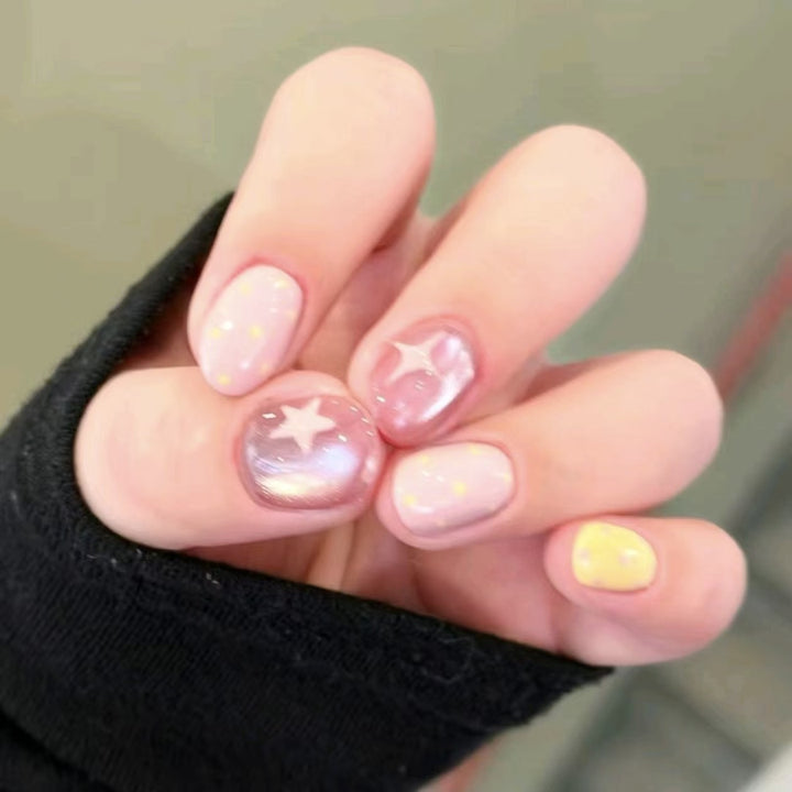 Floral Design Press-On Nails Kalsten