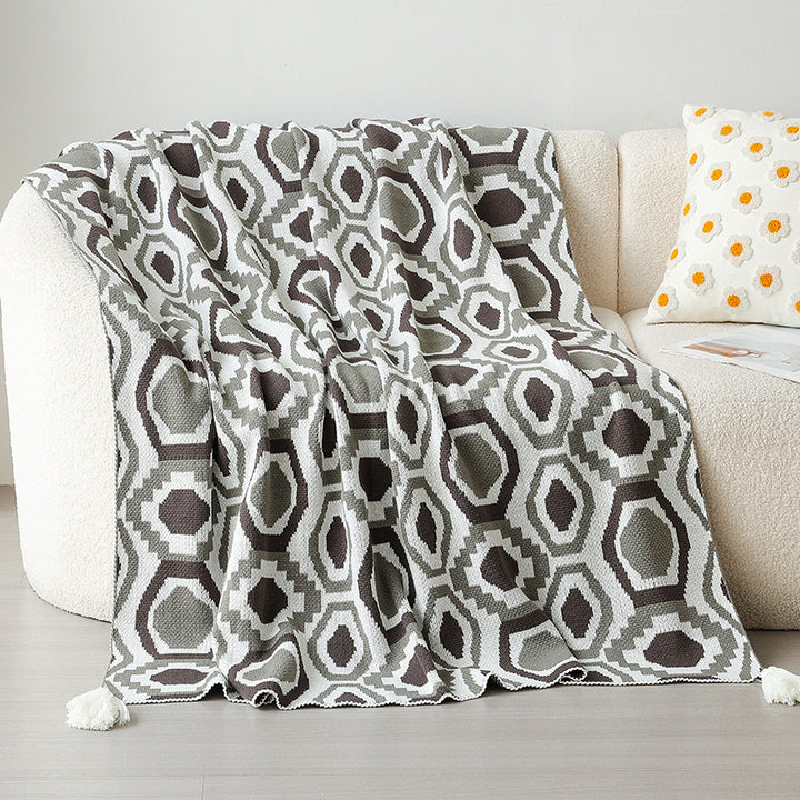 Ladies decorative throw blanket Kalsten