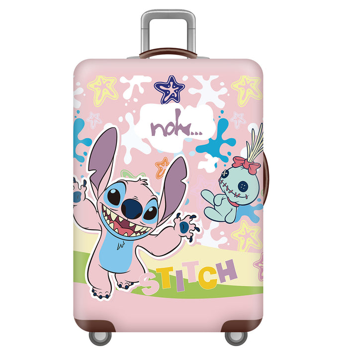 Unisex children's suitcase with reinforced hard shell, telescopic handle and Kuromi motif Kalsten