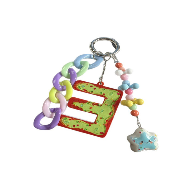 Whimsical Themed Charm Keychain Kalsten