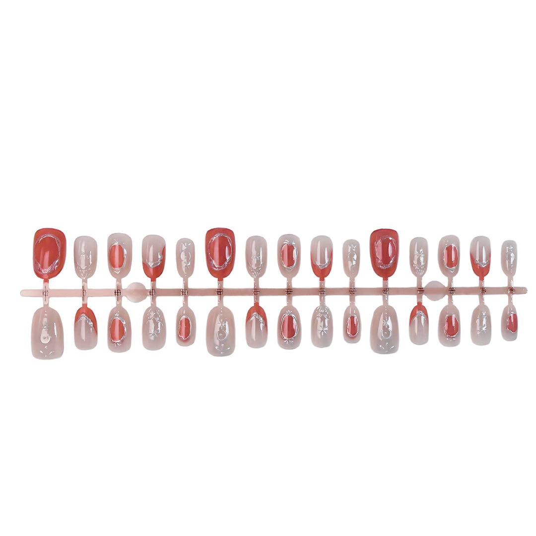 Artificial Nail Set with Glamorous Designs Kalsten