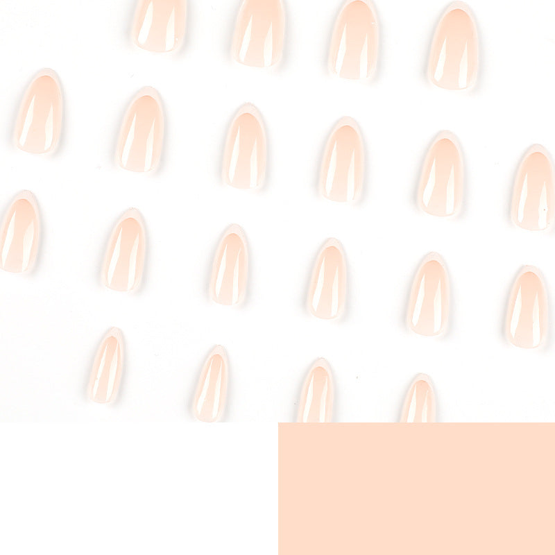 Artistic Nail Extensions in Elegant French Tip Design Kalsten