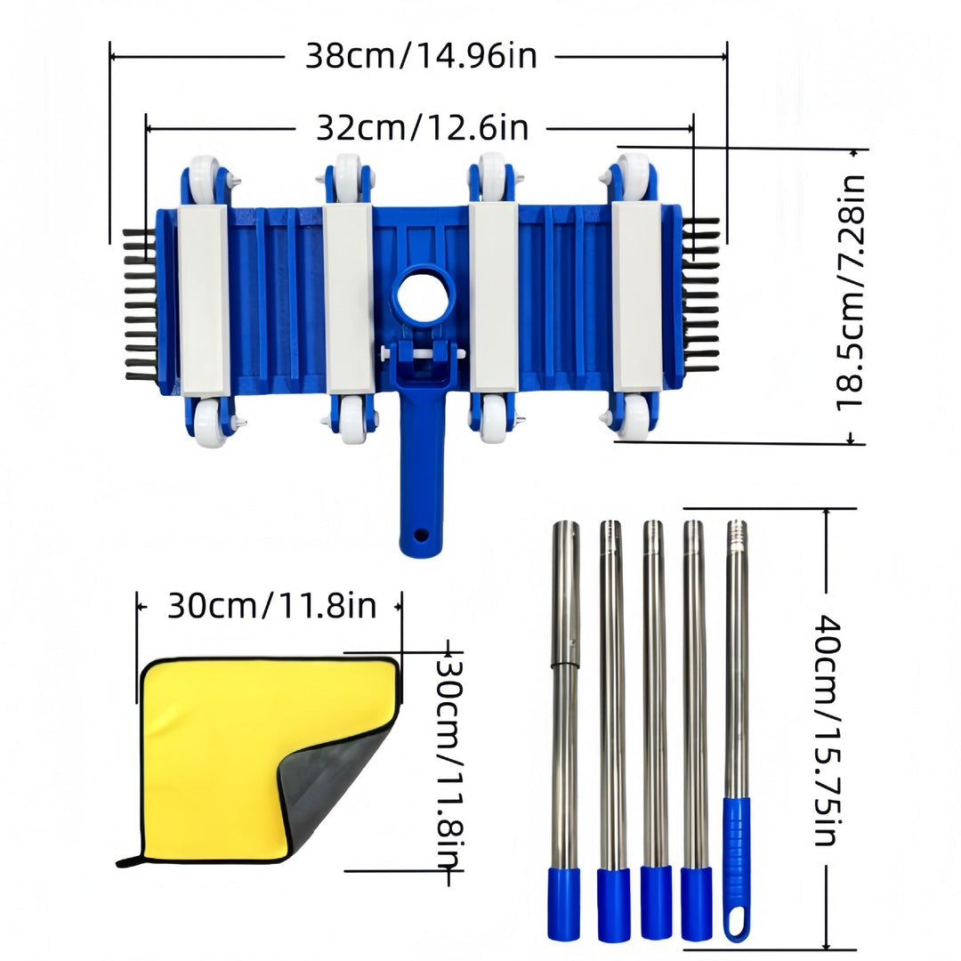 Professional telescopic stainless steel car wash and detailing mop kit Kalsten