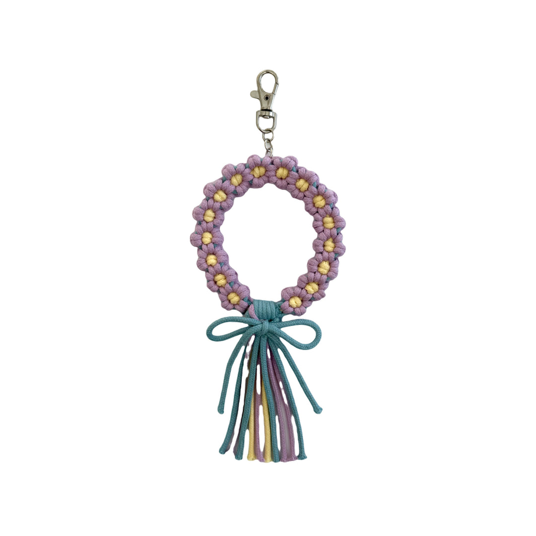 Decorative Macrame Keychain Holder Kalsten