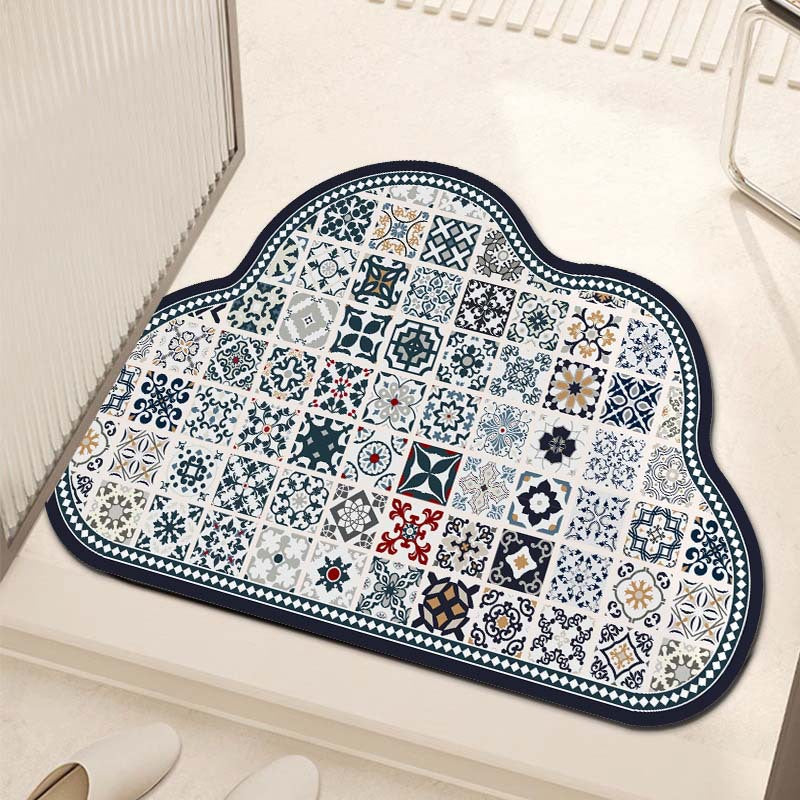 Decorative Cloud-Shaped Area Mat