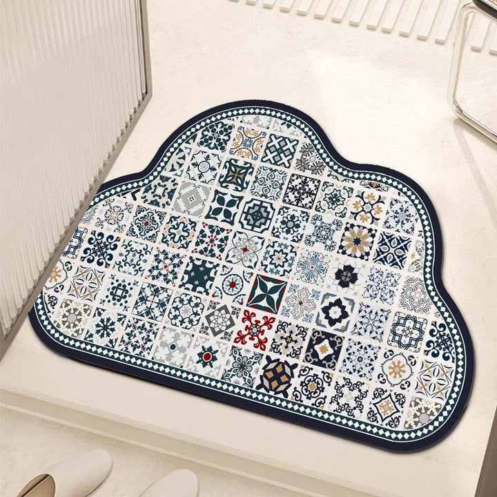Decorative Cloud-Shaped Area Mat