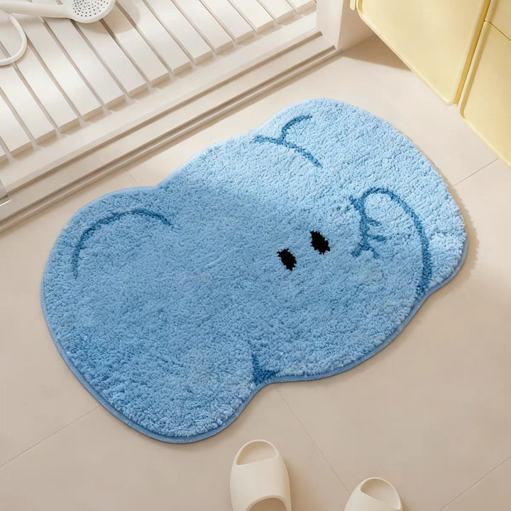 Cute Koala-Shaped Plush Bath Mat Kalsten