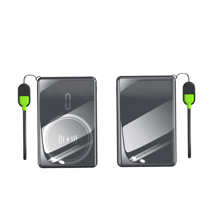 Portable power bank with wireless charging option and high-speed technology Kalsten
