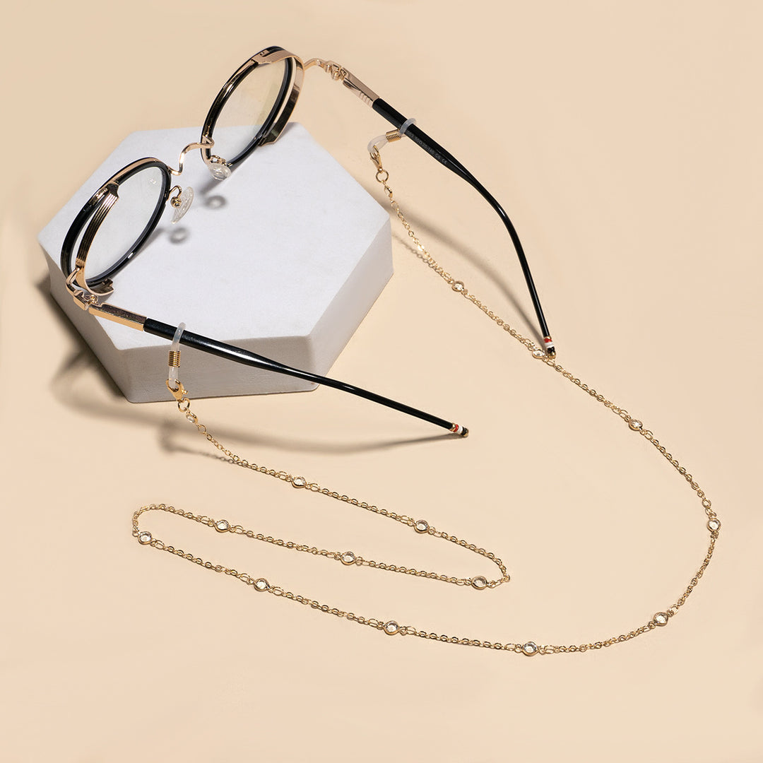 Elegant Rhinestone Glasses Chain kalsten