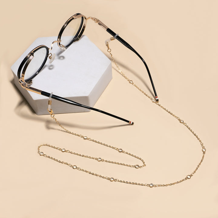 Elegant Rhinestone Glasses Chain kalsten