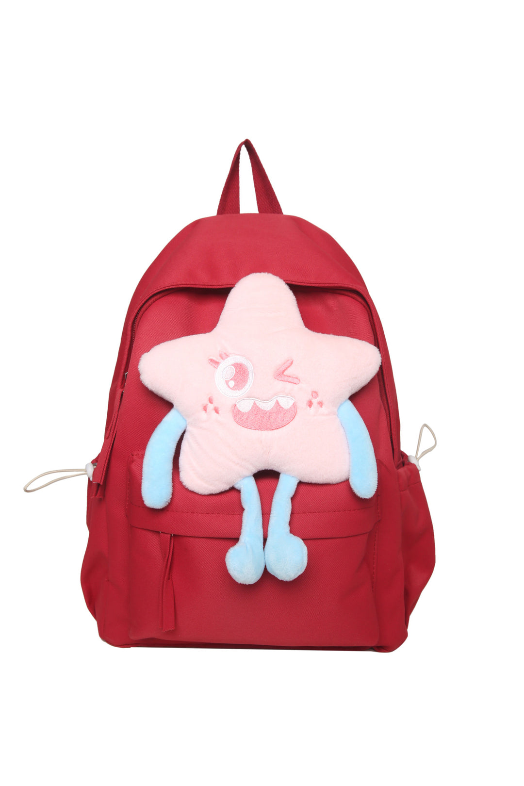 Plush backpack with playful star motif Kalsten