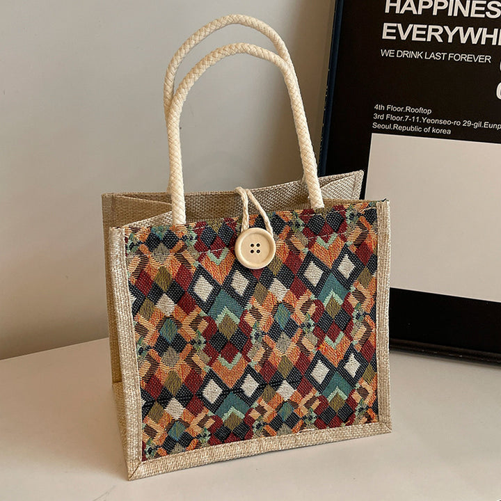 Artisan Woven Tote Bag