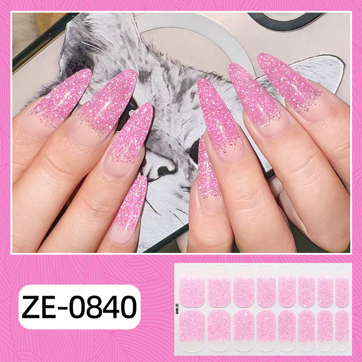 Glamorous Glitter Ombre Nail Wraps