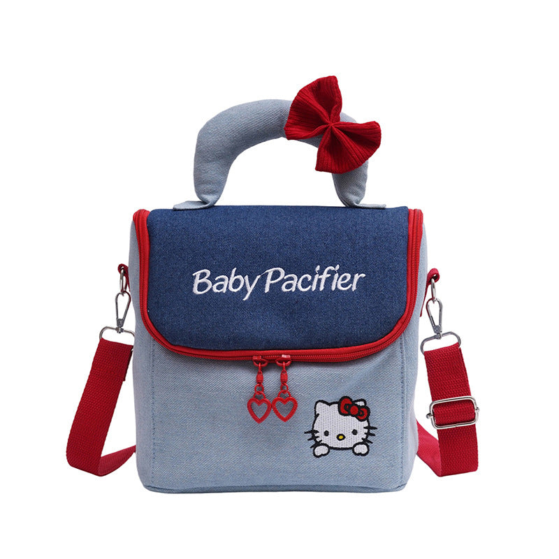 Stylish Denim Pacifier Bag Kalsten
