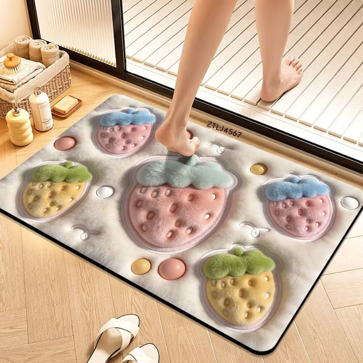 Plush Money-Themed Bath Mat Kalsten
