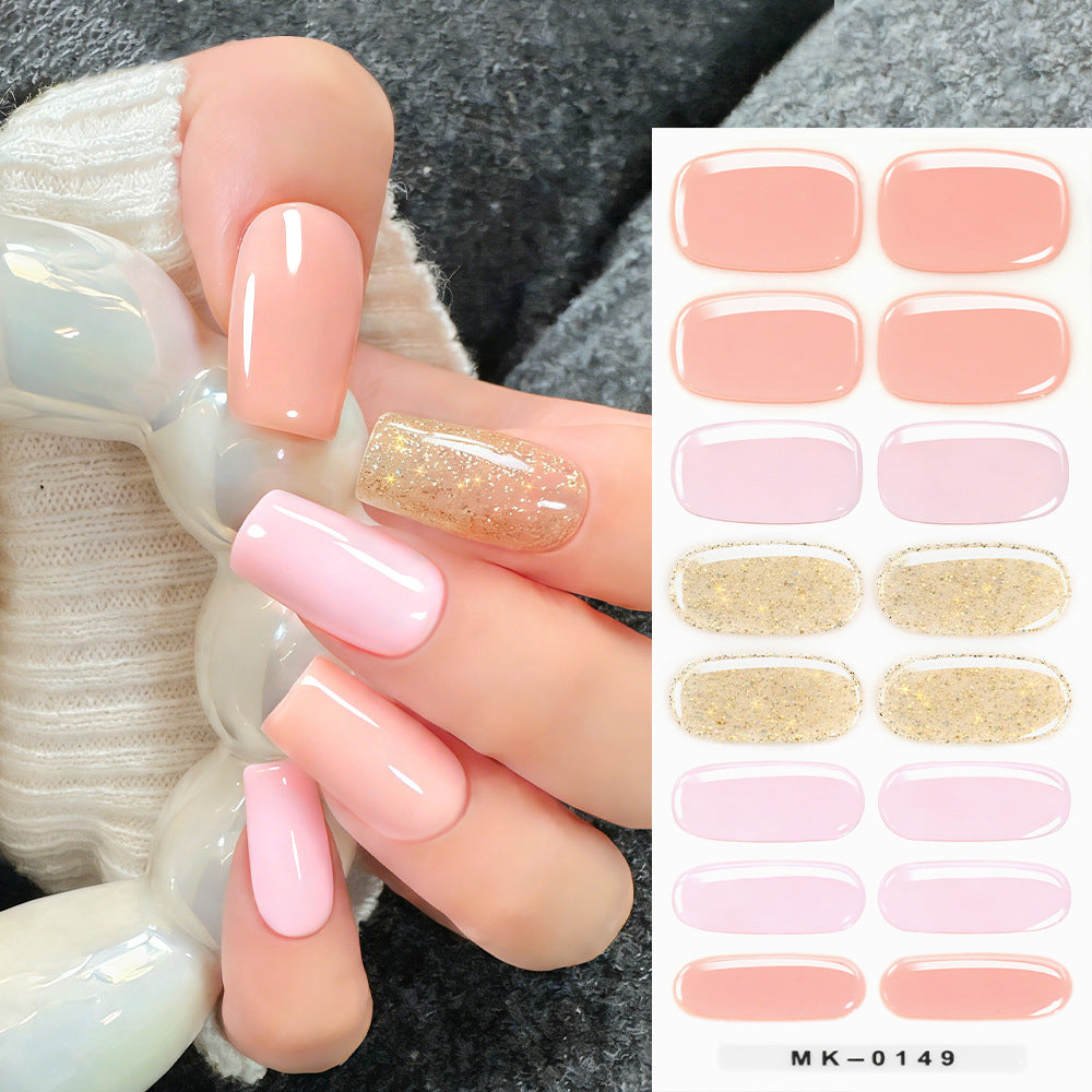 Premium Glossy Gel Nail Tips Set