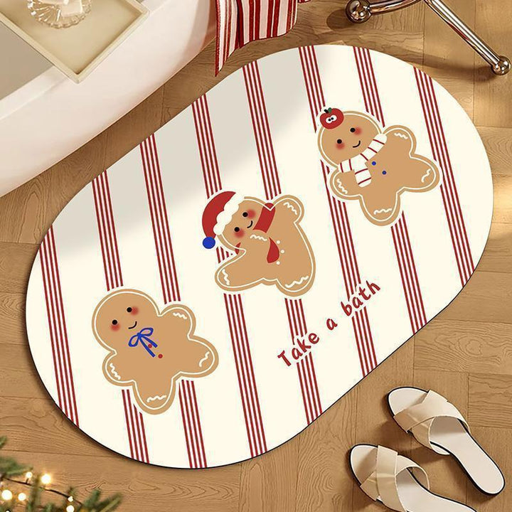 Christmas-Themed Decorative Mat
