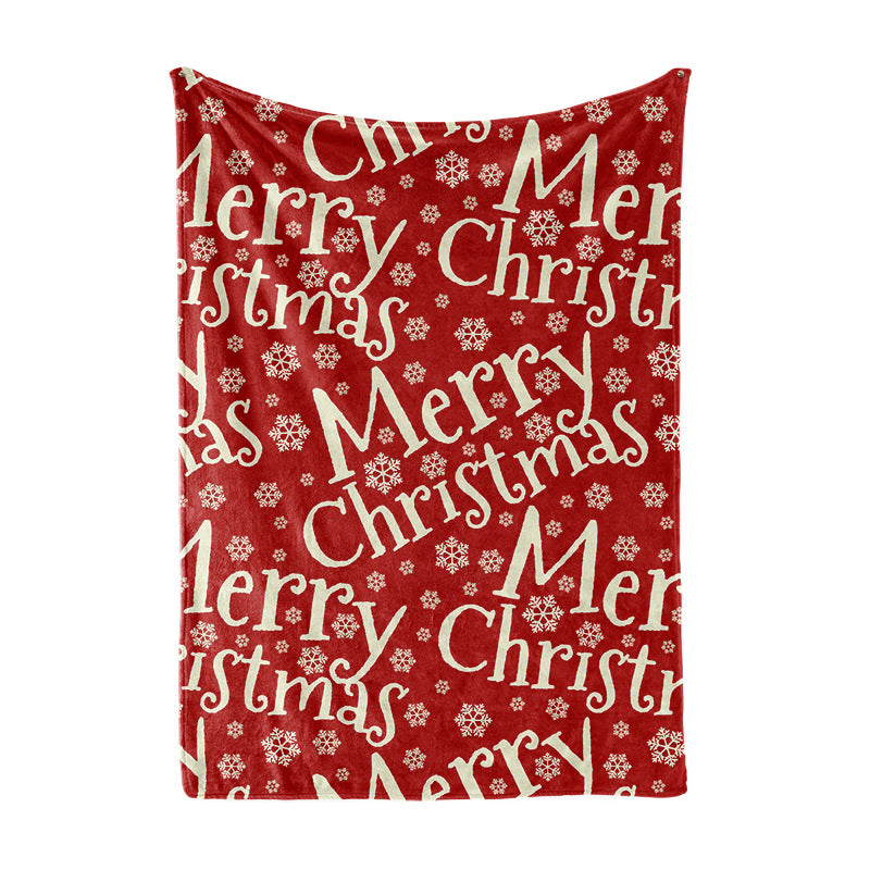Women's Christmas blanket with festive tree and gift design Kalsten