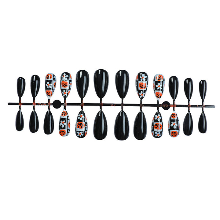 Halloween-Themed Press-On Nail Art Set