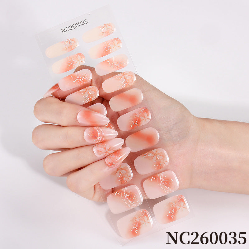 Premium Floral Press-On Nail Art