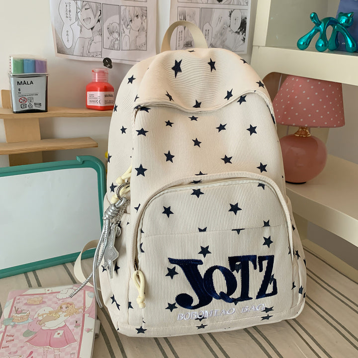 Stylish Star-Printed Backpack Kalsten