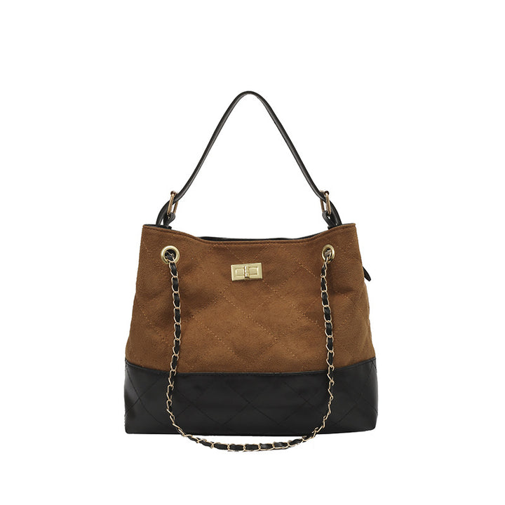 Quilted Shoulder Tote
