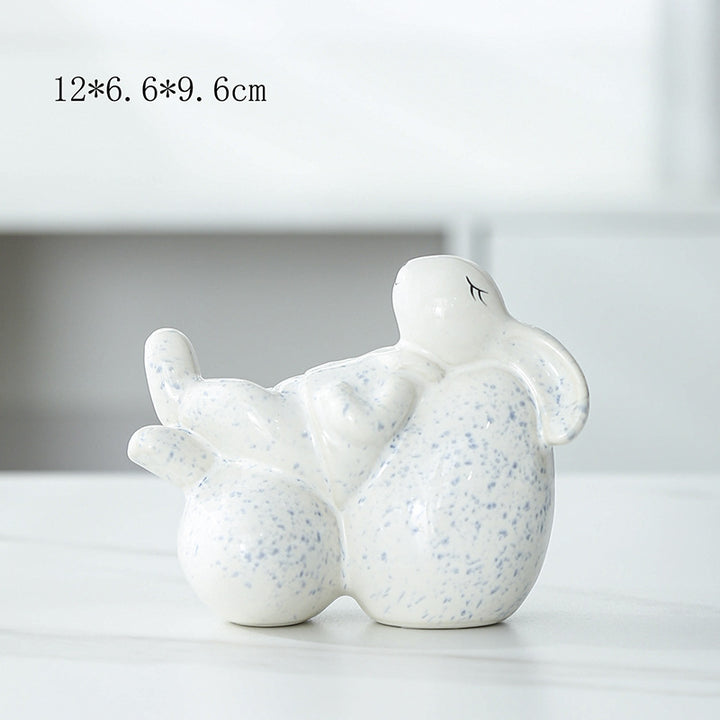 Whimsical Decorative Bunny Sculpture Kalsten